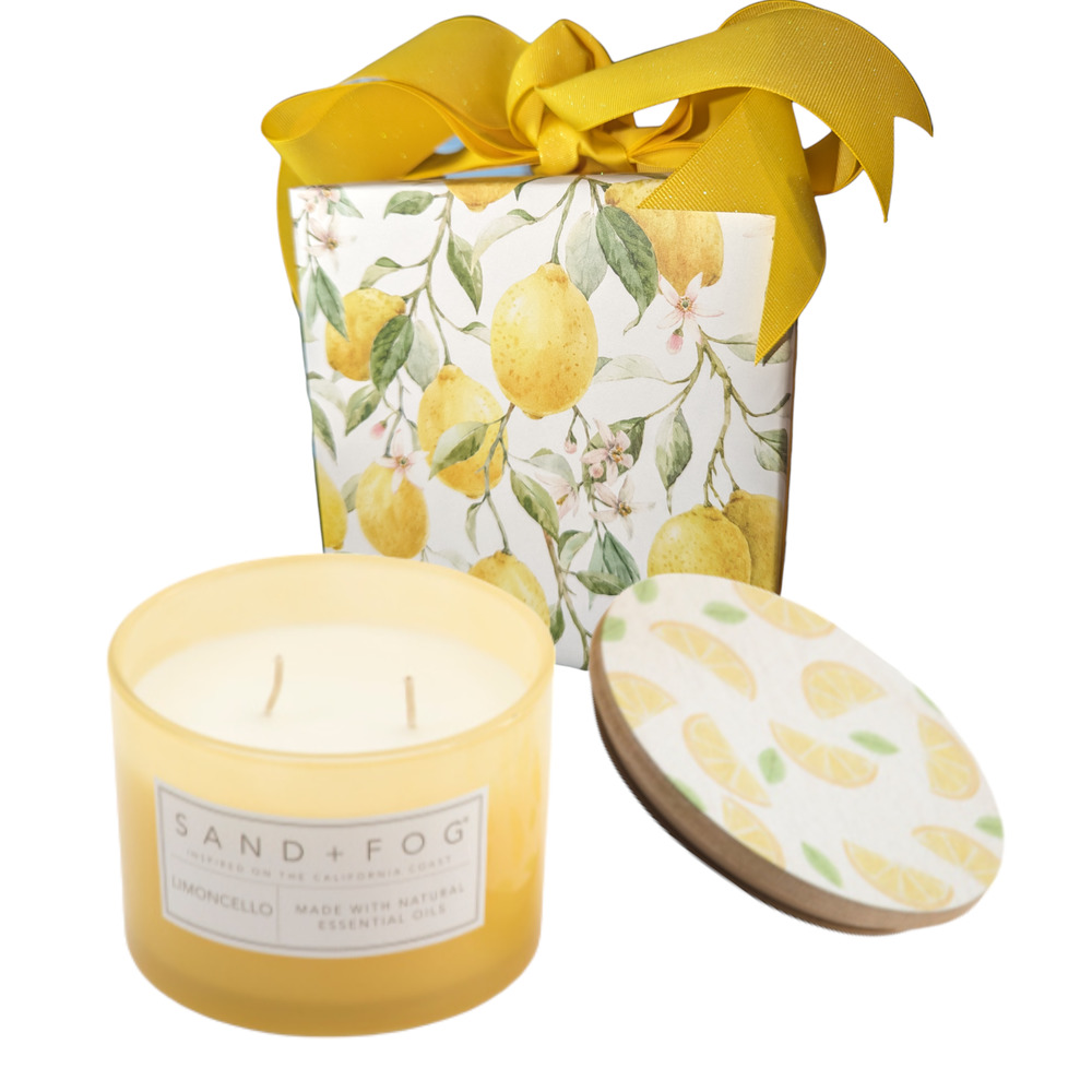 Sand and Fog 12oz Daffodil Limoncello Candle - Gift Wrapped